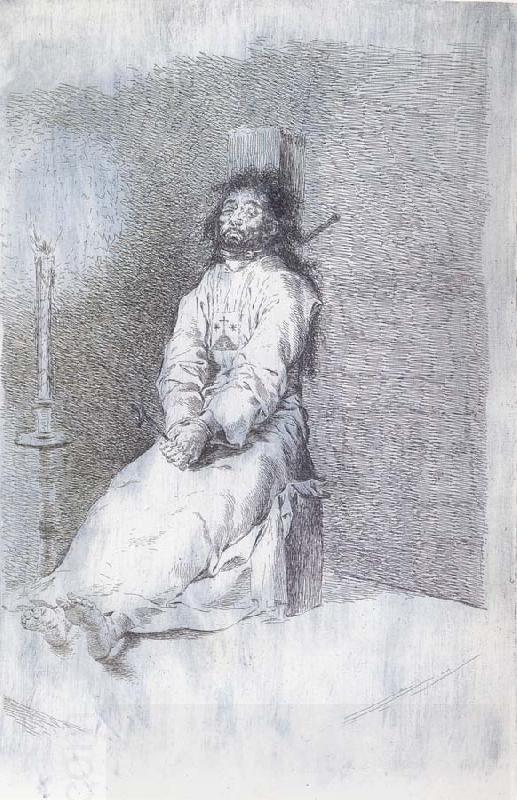 Francisco Goya Garrotted Man